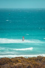 kite surf Cape of Good Hope in South Africa