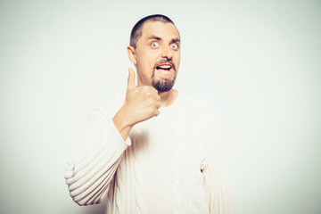 Man Showing Thumb Up