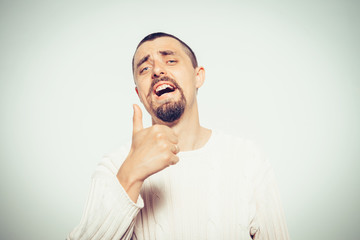 Man Showing Thumb Up