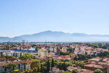 Fototapeta na wymiar View from Leaning Tower of Pisa
