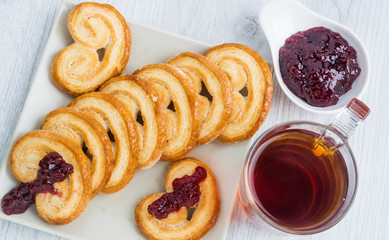 Cookies from layer dough