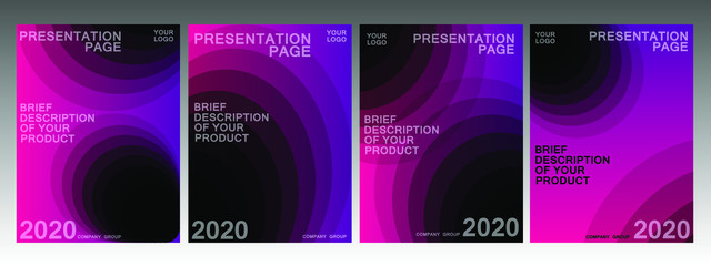 cover of the magazine set about the forest in vector	