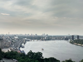 panorama of city kyiv