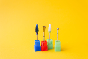 Milling cutter for manicure. Nilling cutter diamond cutters for manicure and pedicure. Accessories...