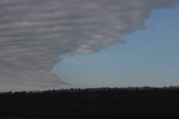 clouds over the timelapse