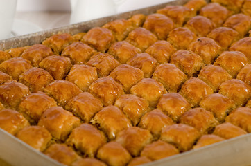 Turkish Dessert, baklava  stock photo