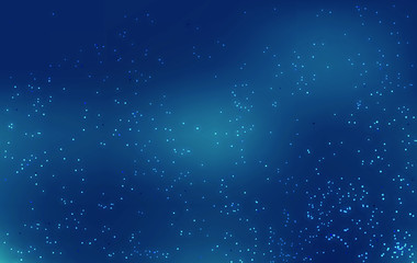 Virus background with blur effect. Deadly type of virus COVID-19, science concept banner. Micro bacteria background. Vector illustration coronavirus. Background about stars in space.