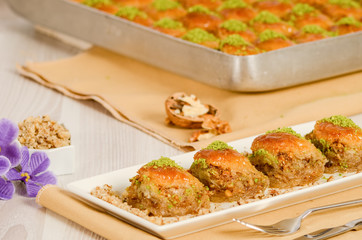 dessert called dilber dudagi stock photo