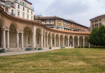 Fototapeta na wymiar Rotonda della Besana historic building in Milan