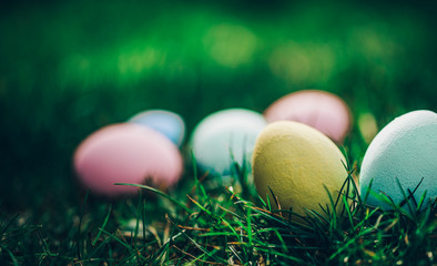 Fototapeta na wymiar easter eggs. Easter concept. 