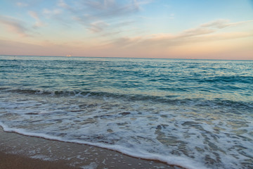 sea stones rocks gulls waves sunny weather