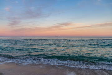 sea stones rocks gulls waves sunny weather