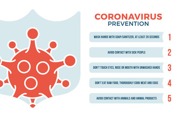 Corona Virus Covid-19 Prevention Healthcare Concept. Coronavirus 2019-nCoV Pandemic Sars Fever Vector Illustration with shield icon