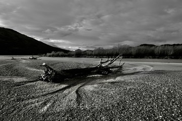 mountain, landscape, sky, nature, clouds, water, mountains, lake, cloud, panorama, snow, blue, sunset, new zealand, road, white, tree, hill, storm, hills, view, grass, travel, death, dead, dry, drough