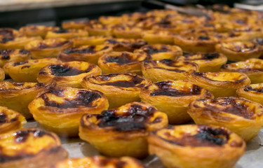 Typical Portuguese custard pies - 
