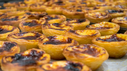 Typical Portuguese custard pies - 