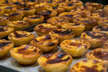 Typical Portuguese custard pies - 