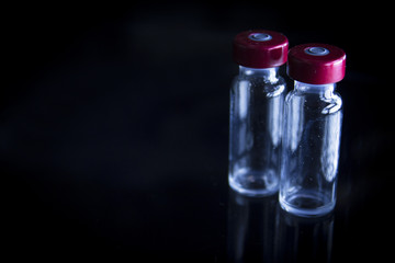Vaccine vials against virus