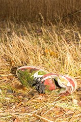 Shoe in the nature