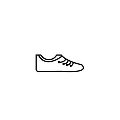 shoes icon simple line design vector