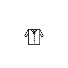 shirt icon simple line design vector