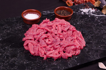 raw meat from turkish cuisine