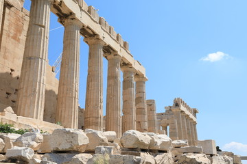 Obraz premium Parthenon Temple on the Acropolis of Athens, Greece
