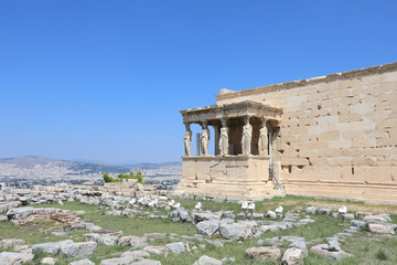 Fototapeta premium Parthenon Temple on the Acropolis of Athens, Greece