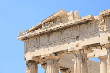 Parthenon Temple on the Acropolis of Athens, Greece