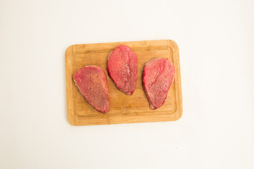 raw meat stock photo