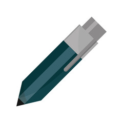 pencil write supply study school education isolated icon
