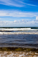small waves on the Baltic sea