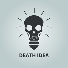 Death Idea Icon Vector Illustration
