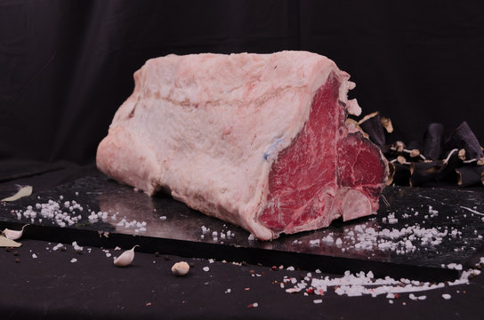 raw meat stock photo