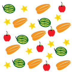 seamless simple fruit vector design