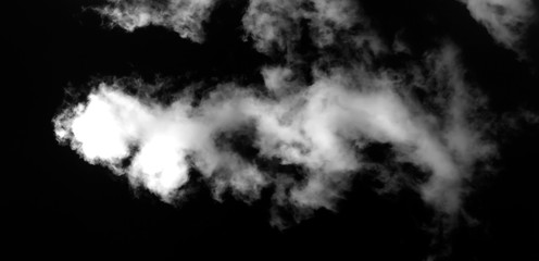 Fog or smoke isolated transparent