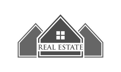 Real estate simple luxury vector
