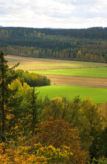 Fototapeta na wymiar landscape in autumn