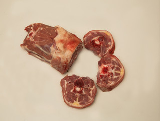 Obraz premium Fresh raw lamb meat, 