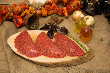 meatball  from turkish cuisine stock photo