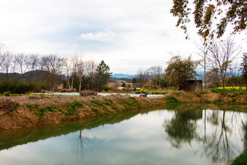 Chinese countryside in spring