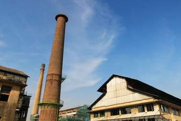 Factory chimney