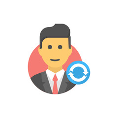 Vector Filled colour Icon Illustration