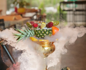 Hookah for smoking stock photo