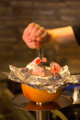 Hookah for smoking stock photo