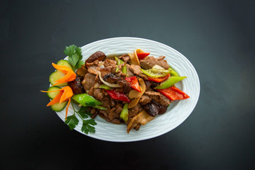 meat meal from turkish cuisine