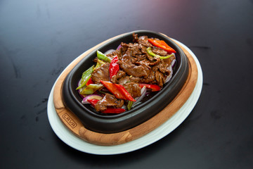 meat meal from turkish cuisine