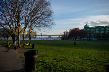 Penn Treaty Park With the Ben Franklin Bridge in the Background