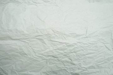 White crumpled paper empty background