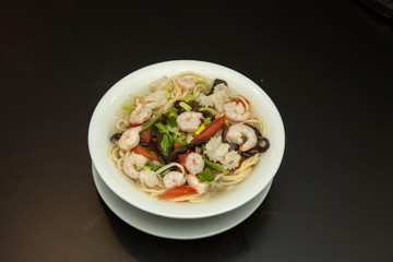 pasta with chinese cuisine